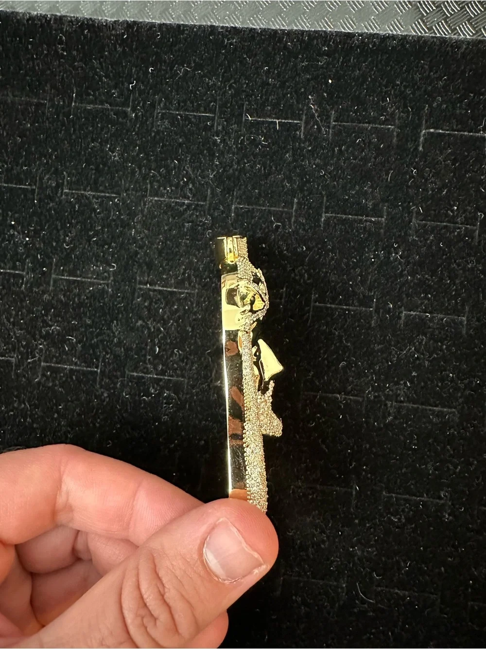New Gold plated cz Jesus Head Pendant Charm